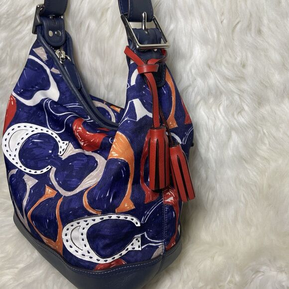 Coach Legacy Heritage Signature C Print Duffle 19946 - Picture 3 of 9